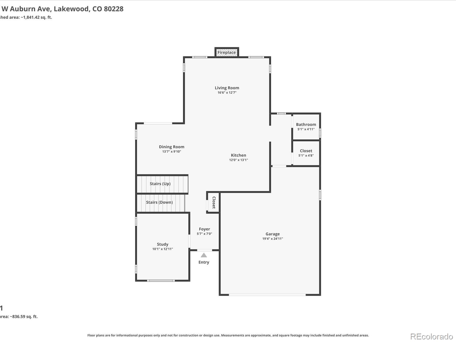 MLS Image #43 for 15504 w auburn avenue,lakewood, Colorado