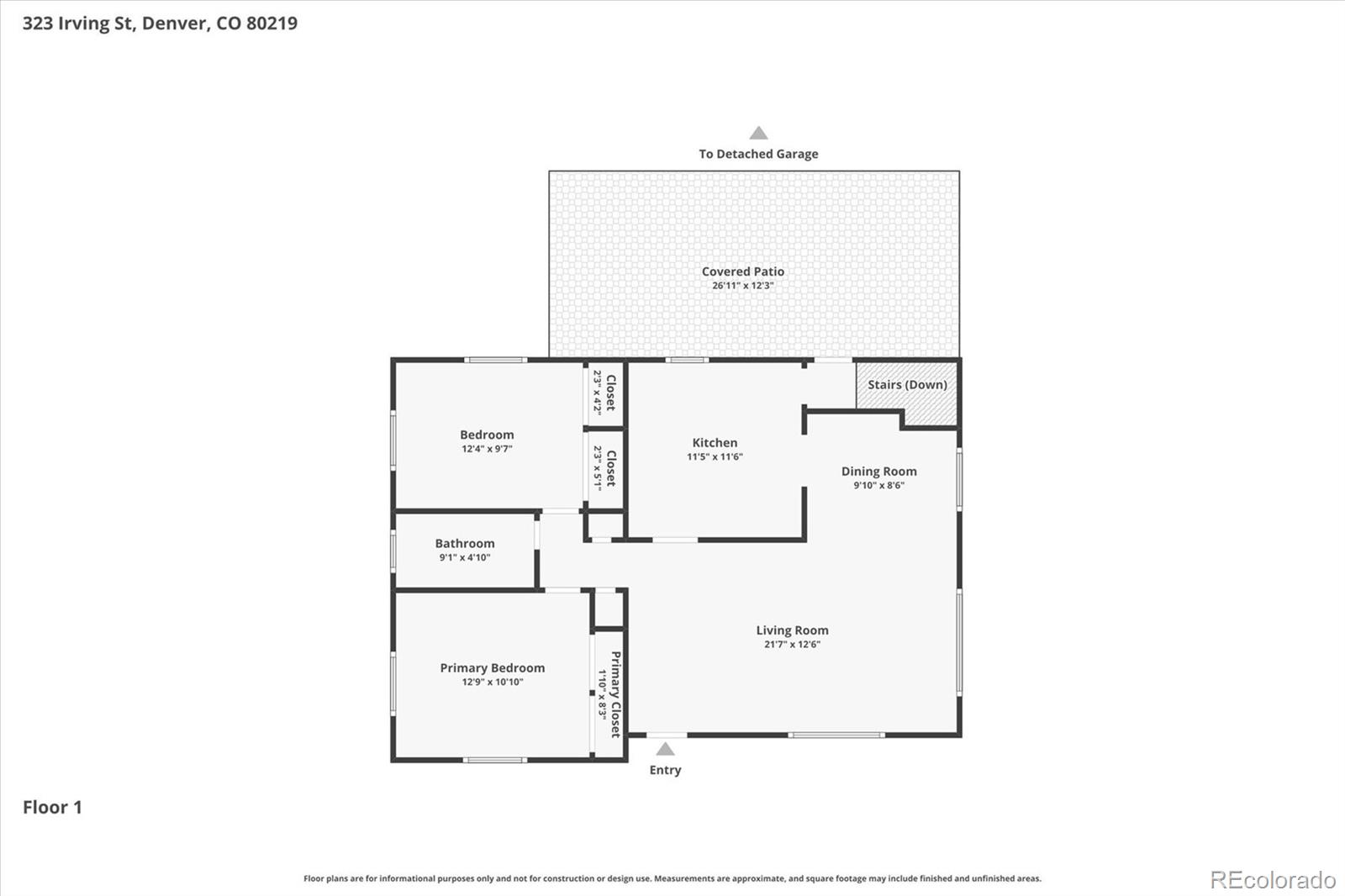 MLS Image #46 for 323  irving street,denver, Colorado