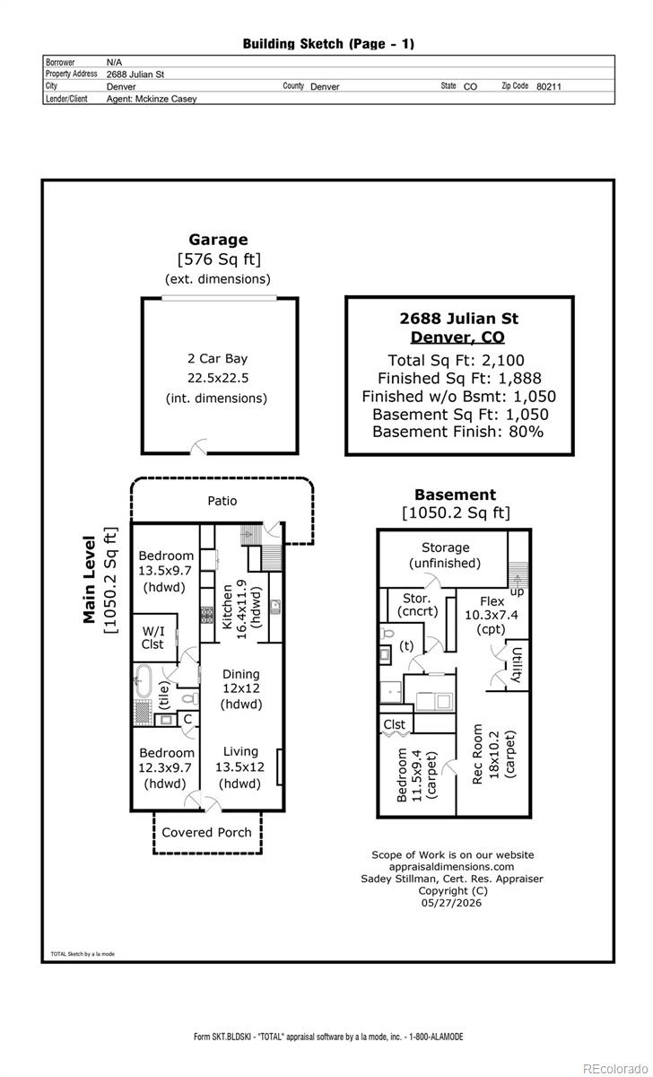 MLS Image #5 for 2688  julian street,denver, Colorado