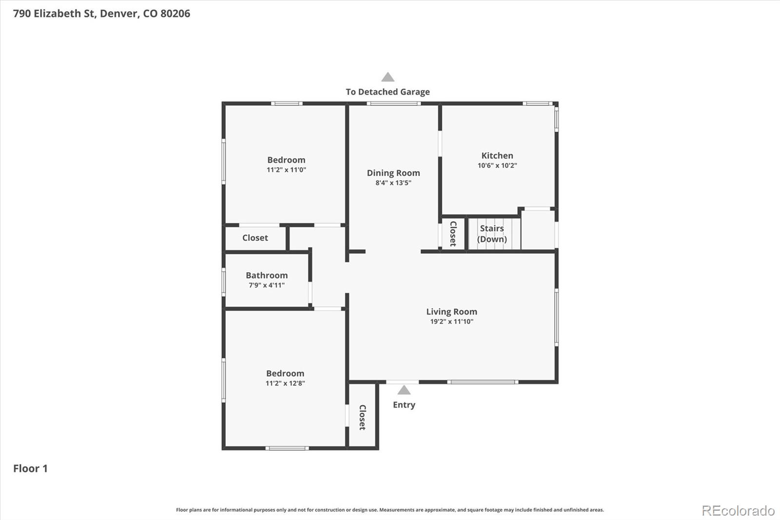 MLS Image #47 for 790  elizabeth street,denver, Colorado