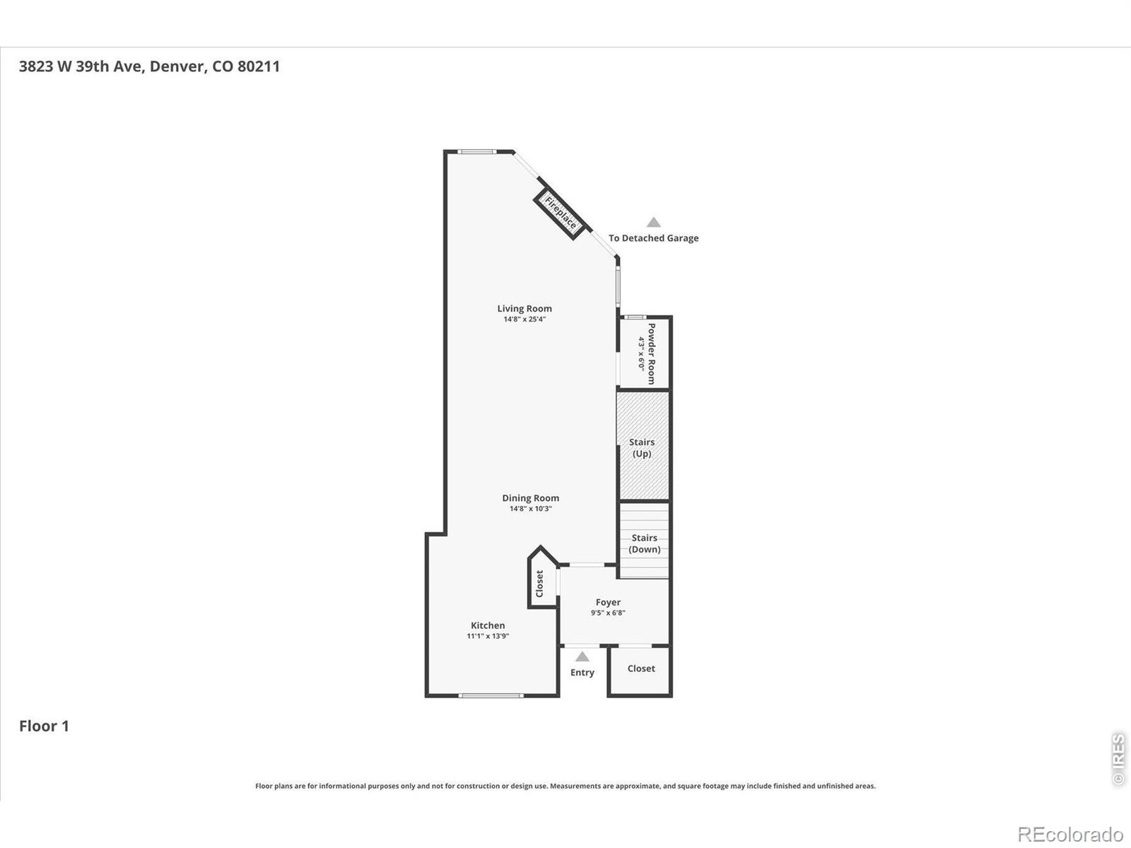 MLS Image #4 for 3823 w 39th avenue,denver, Colorado