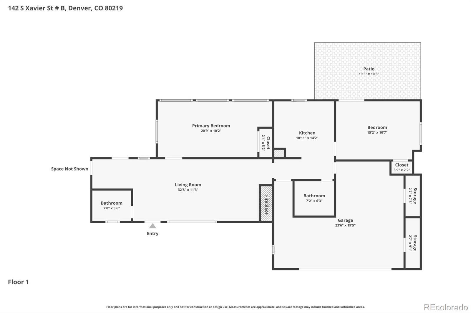 MLS Image #25 for 142 s xavier street,denver, Colorado
