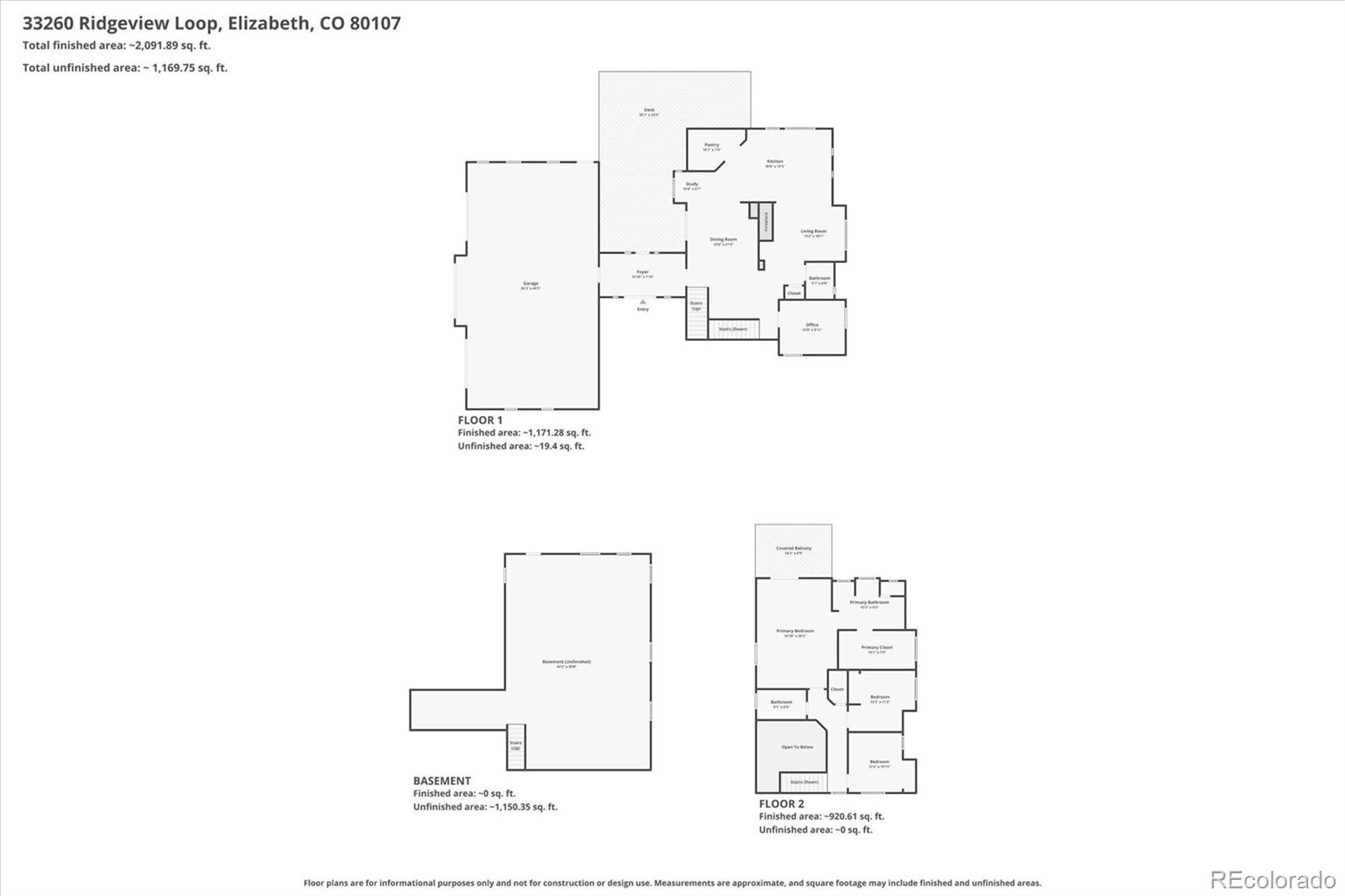 MLS Image #36 for 33260  ridgeview loop,elizabeth, Colorado
