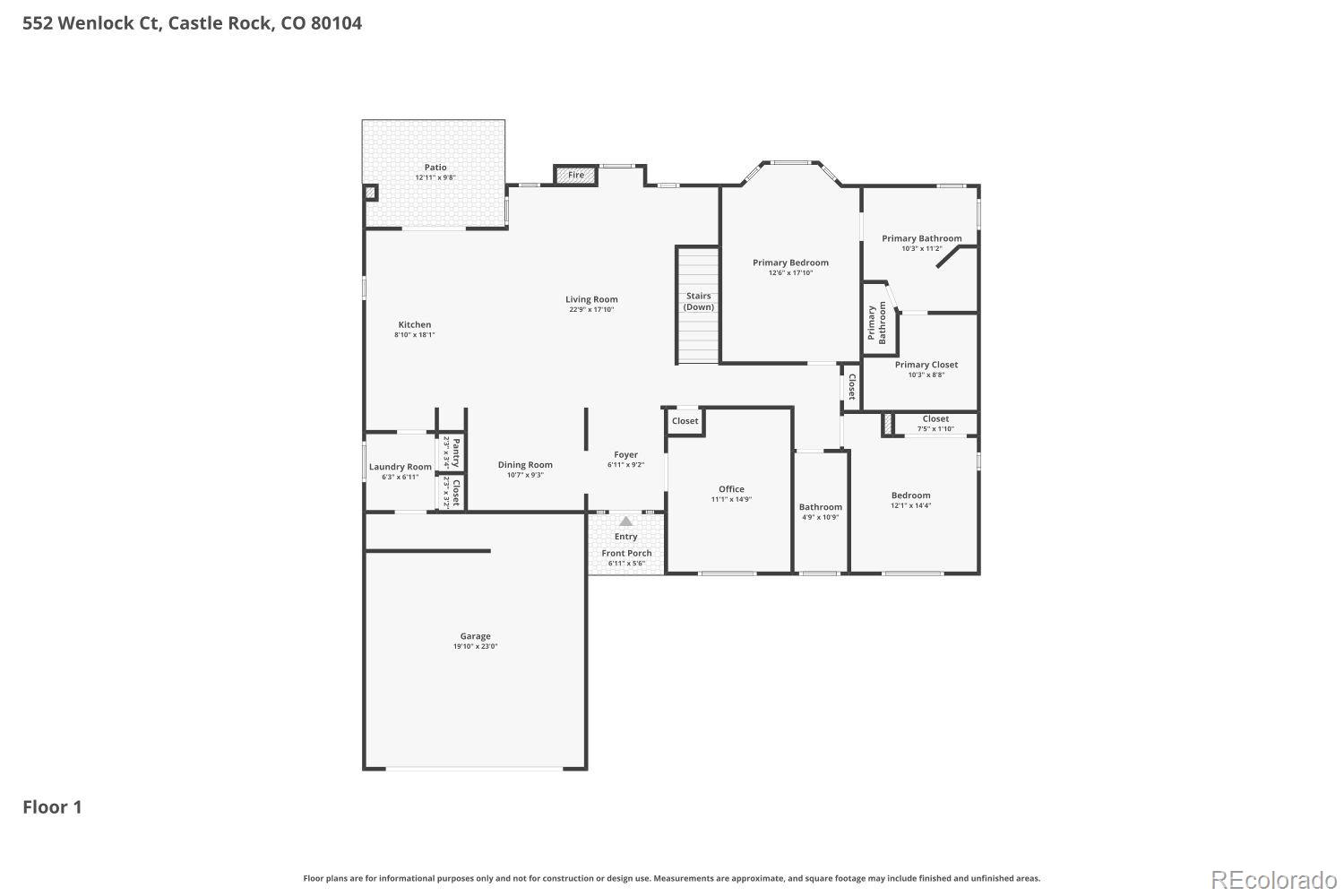 MLS Image #33 for 552  wenlock court,castle rock, Colorado