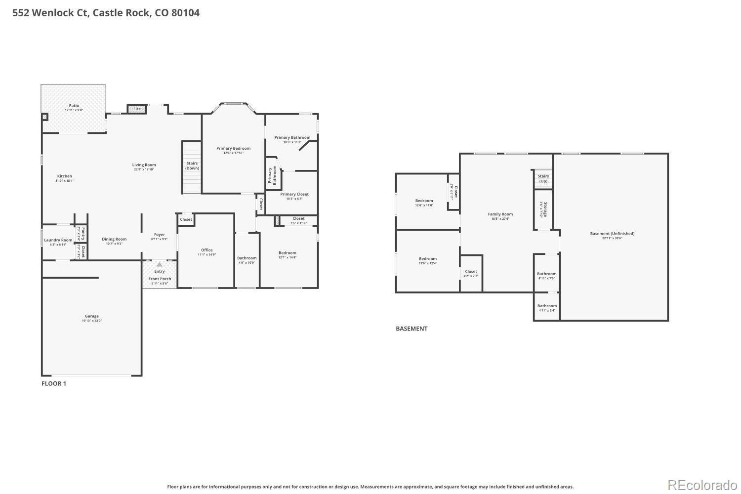 MLS Image #34 for 552  wenlock court,castle rock, Colorado