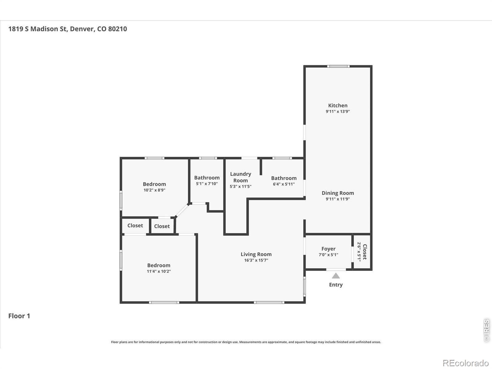 MLS Image #26 for 1819 s madison street,denver, Colorado