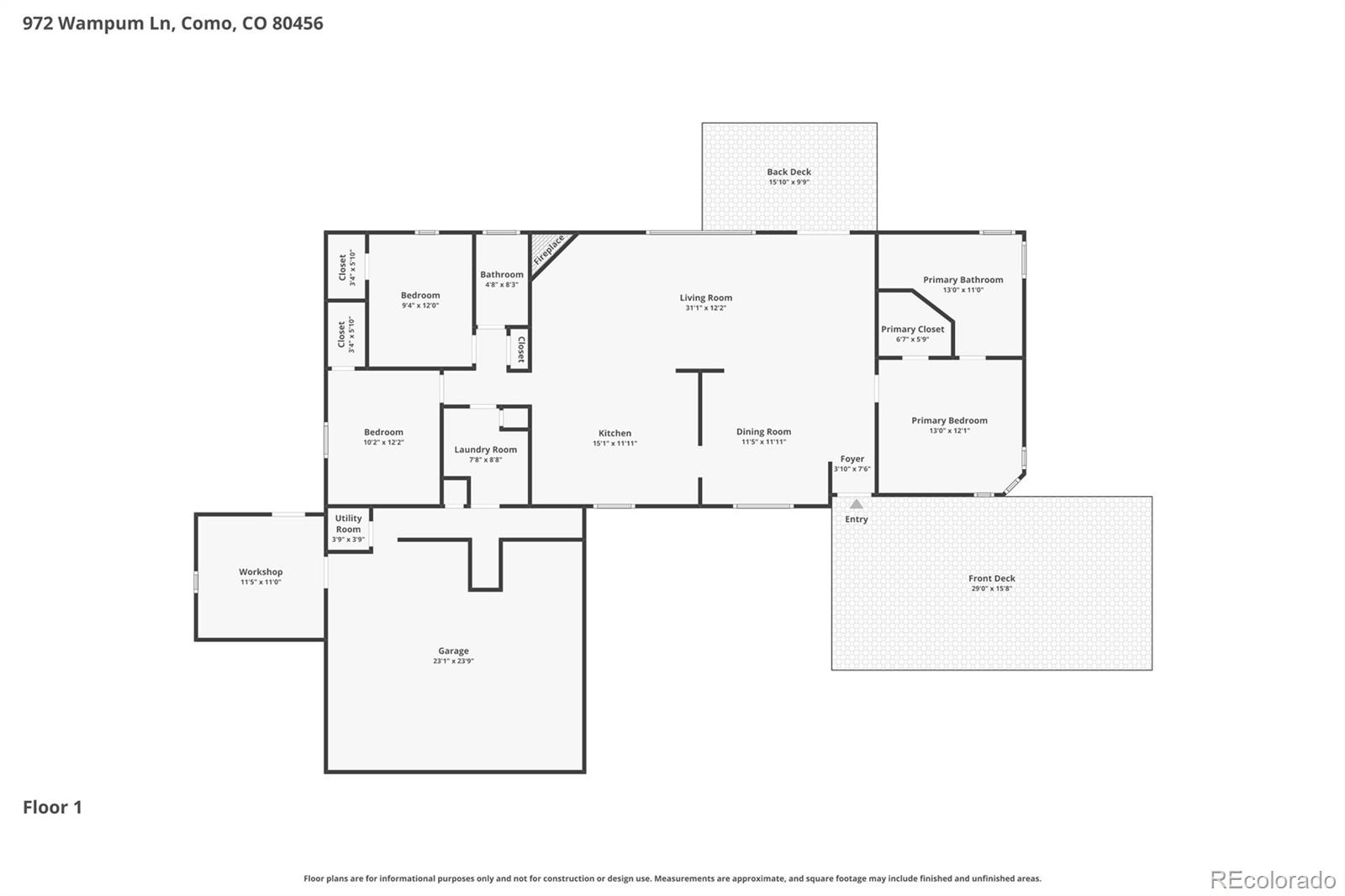 MLS Image #49 for 972  wampum lane,como, Colorado