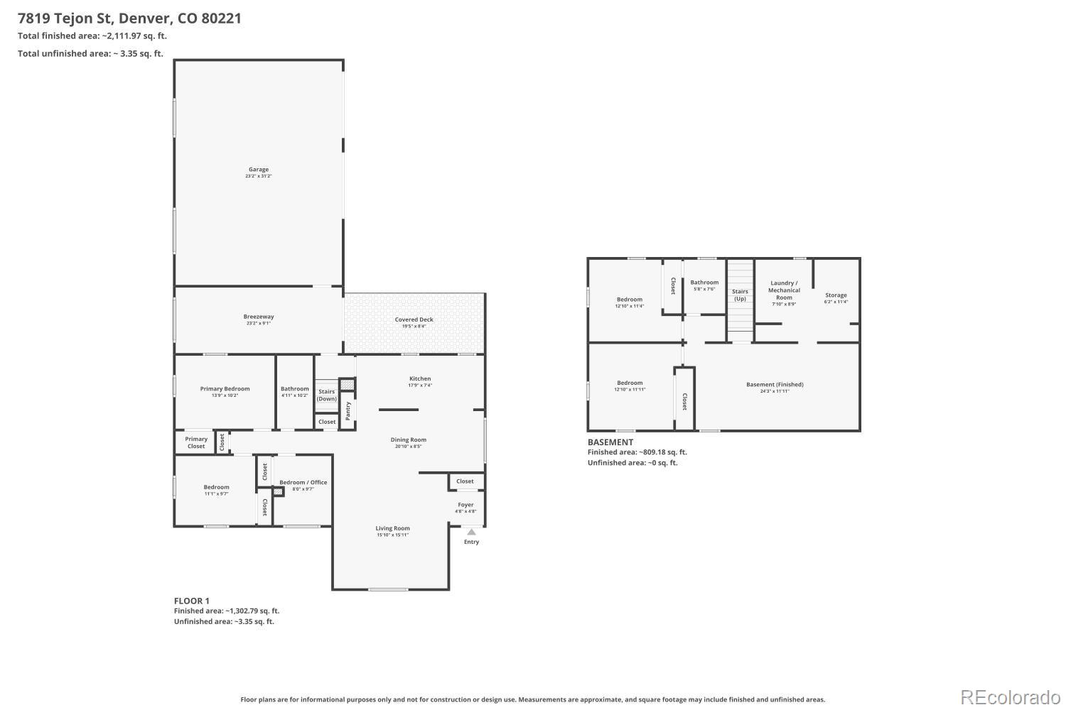 MLS Image #27 for 7819  tejon street,denver, Colorado