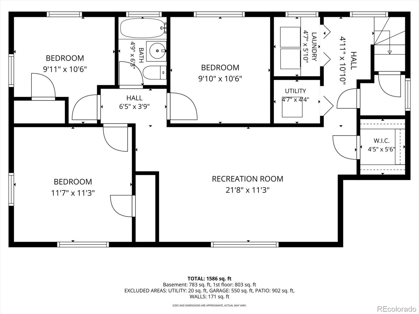 MLS Image #39 for 3652  locust street,denver, Colorado
