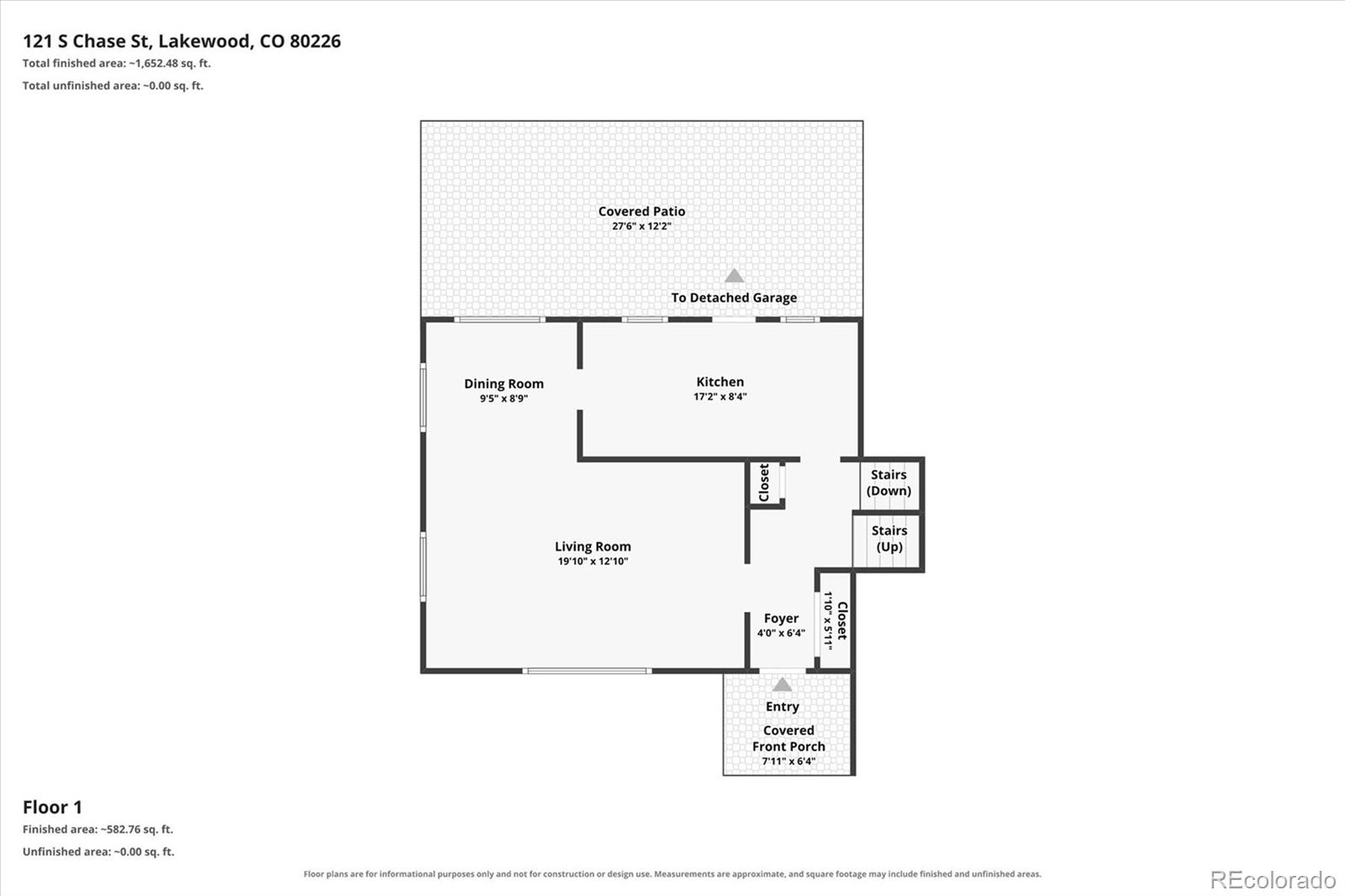 MLS Image #28 for 121 s chase street,denver, Colorado