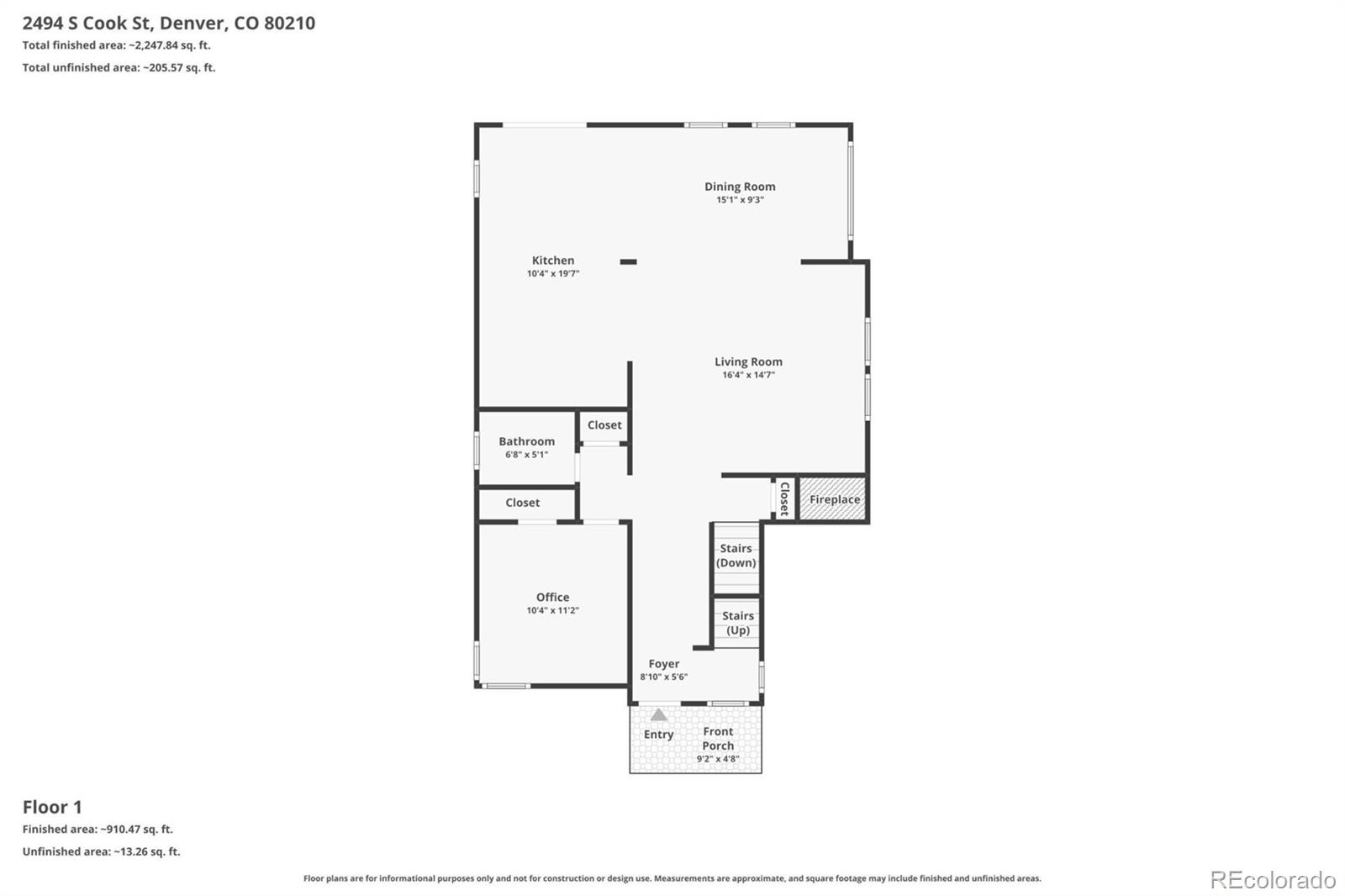 MLS Image #41 for 2494 s cook street,denver, Colorado