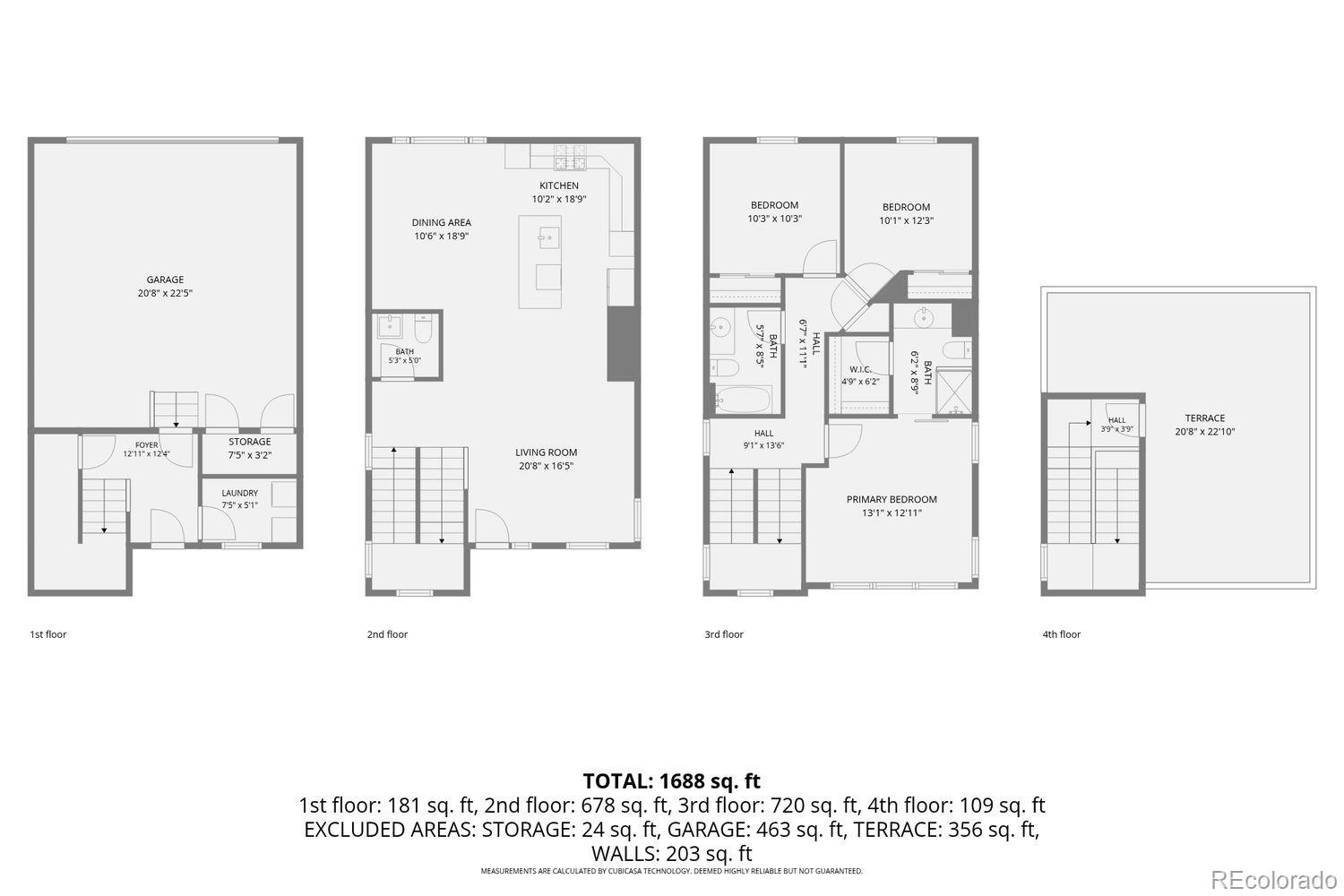 MLS Image #22 for 3530  corsica way,castle rock, Colorado