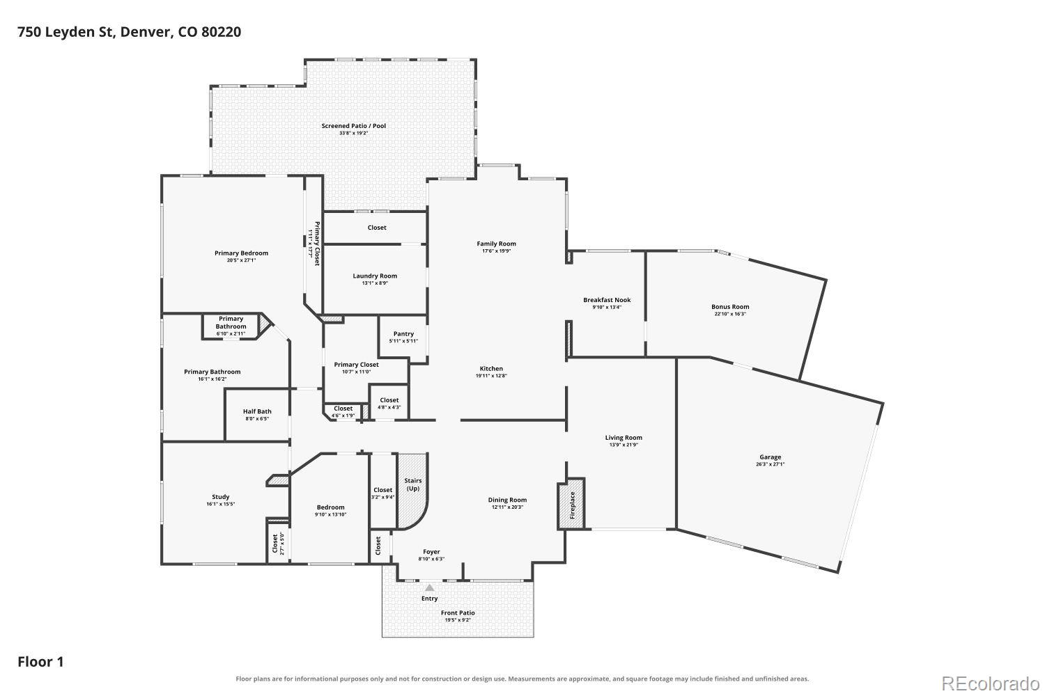 MLS Image #44 for 750  leyden street,denver, Colorado