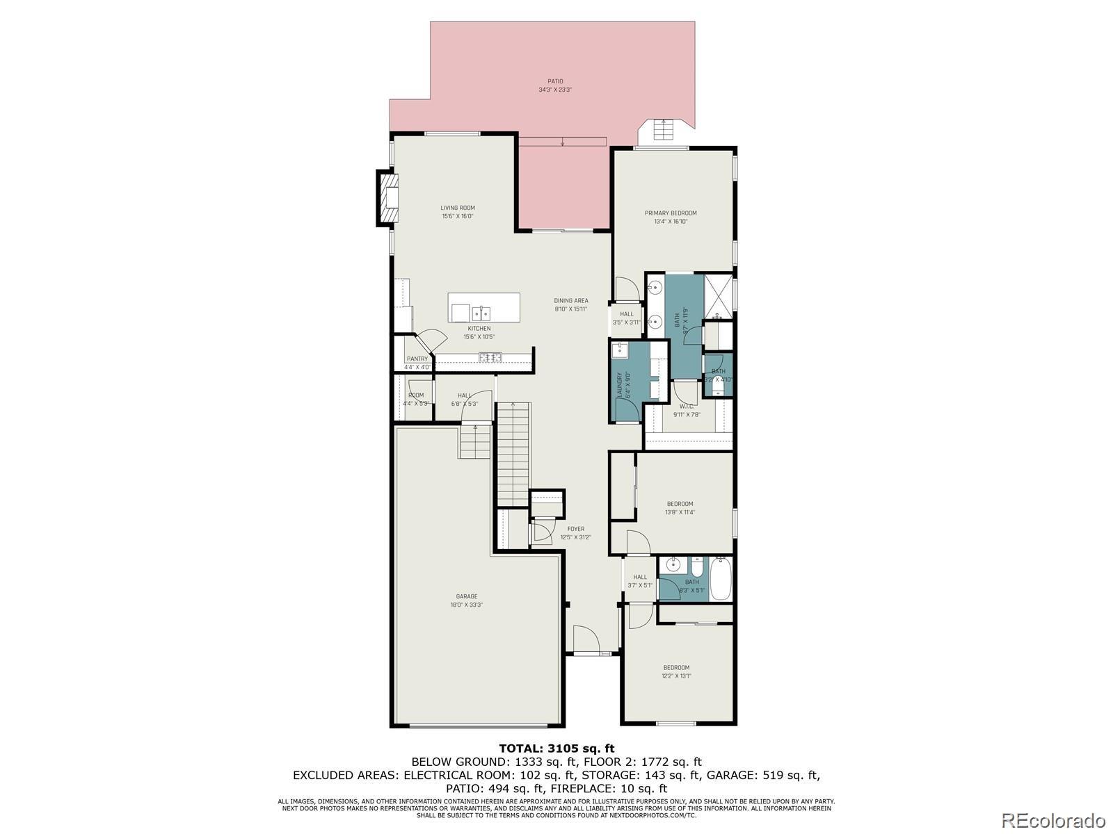 MLS Image #29 for 1170  mcmurdo circle,castle rock, Colorado