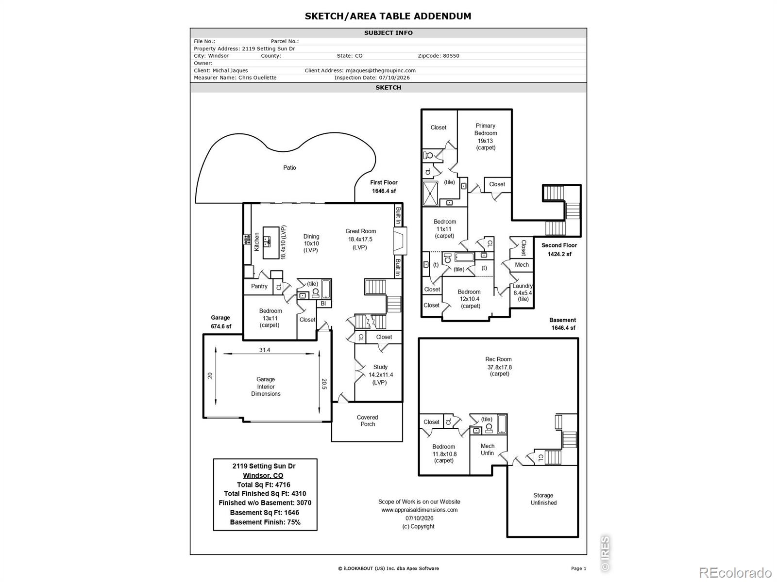 MLS Image #49 for 2119  setting sun drive,windsor, Colorado