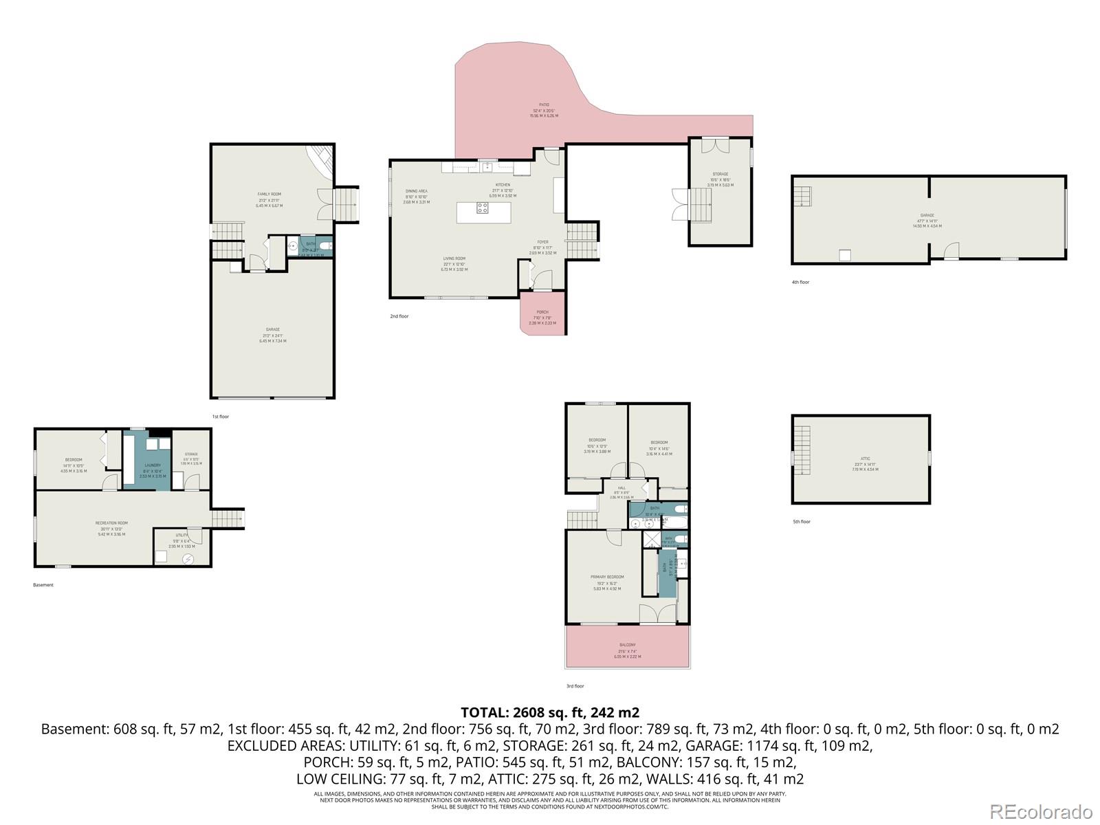 MLS Image #5 for 9338  clydesdale road,castle rock, Colorado