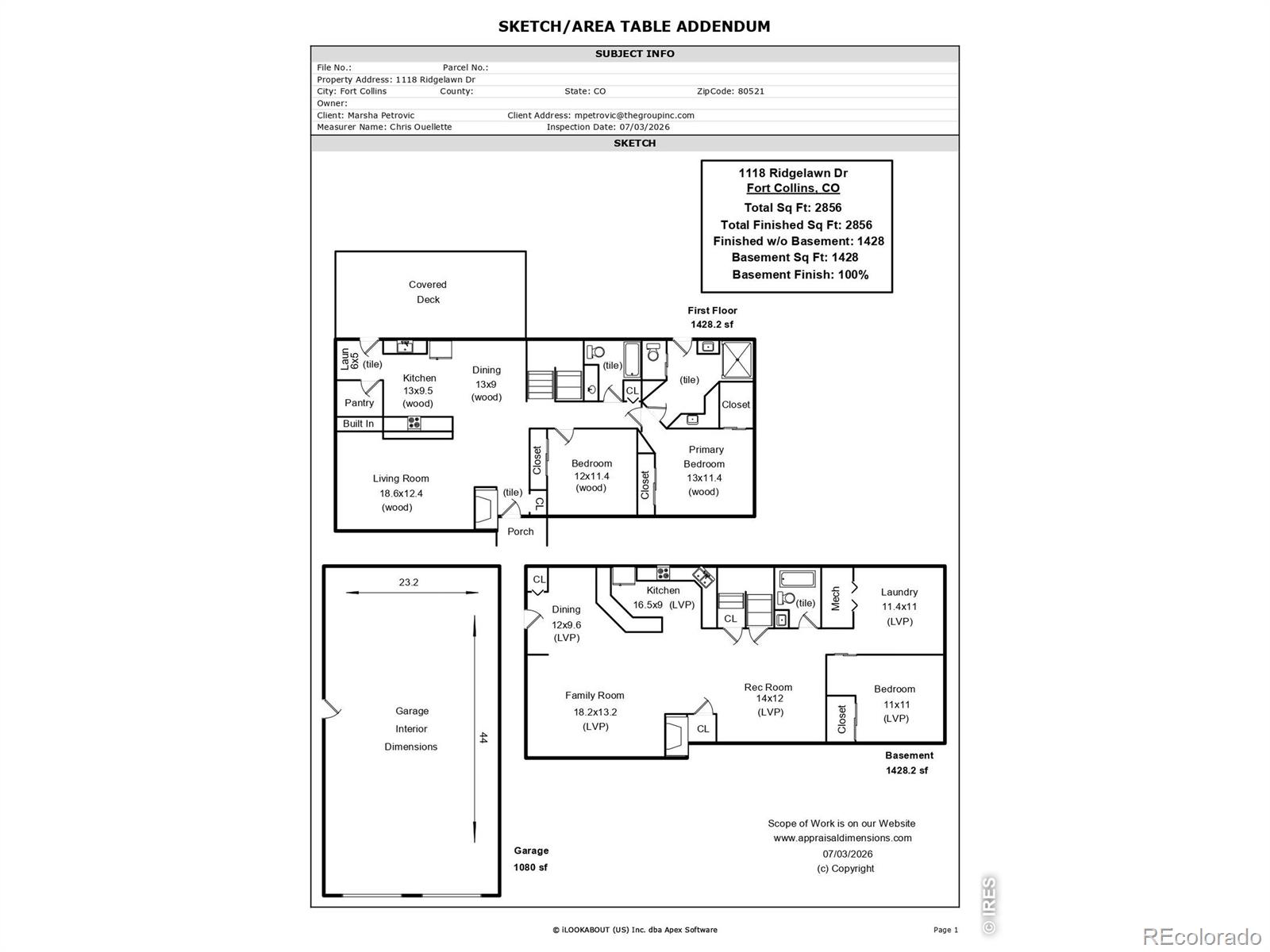MLS Image #46 for 1118  ridgelawn drive,fort collins, Colorado