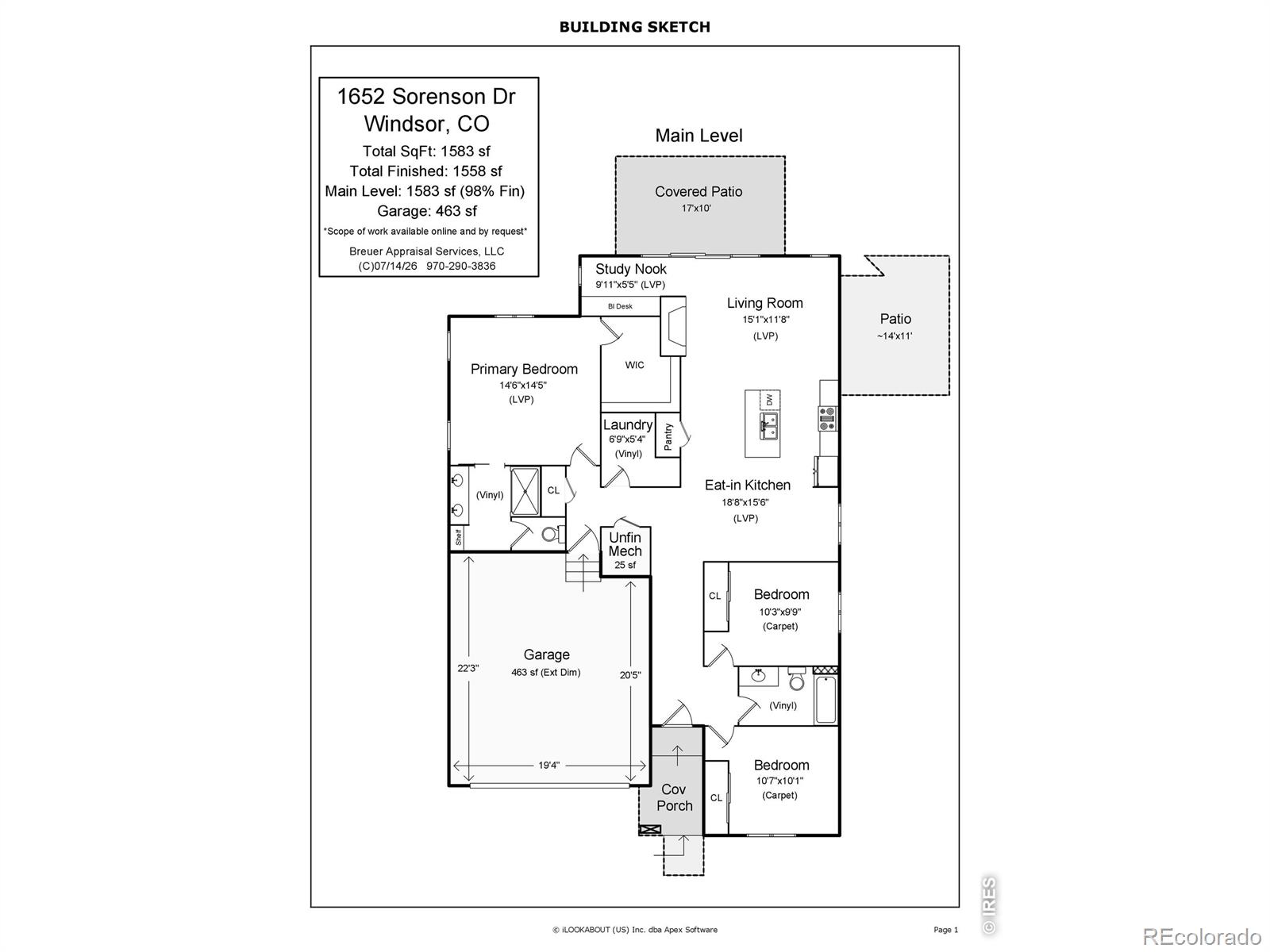MLS Image #47 for 1652  sorenson drive,windsor, Colorado