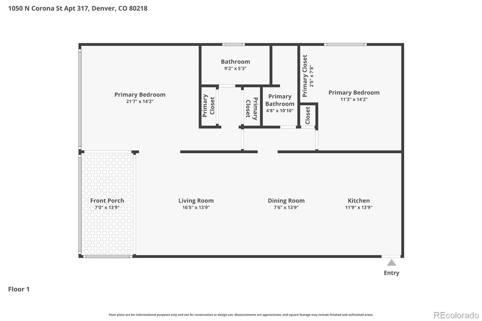 MLS Image #23 for 1050 n corona street 317,denver, Colorado