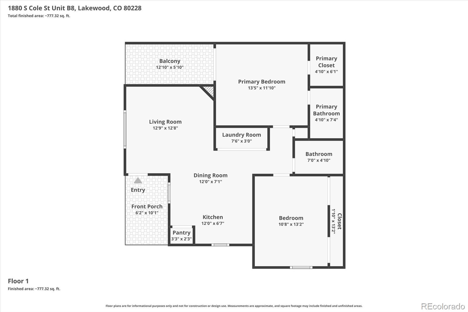 MLS Image #20 for 1880 s cole street b8,denver, Colorado