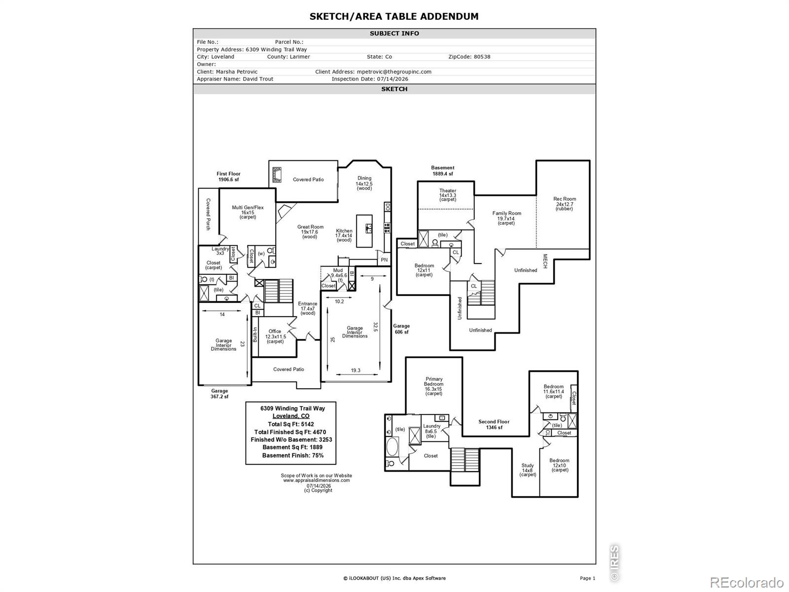 MLS Image #46 for 6309  winding trail way,loveland, Colorado