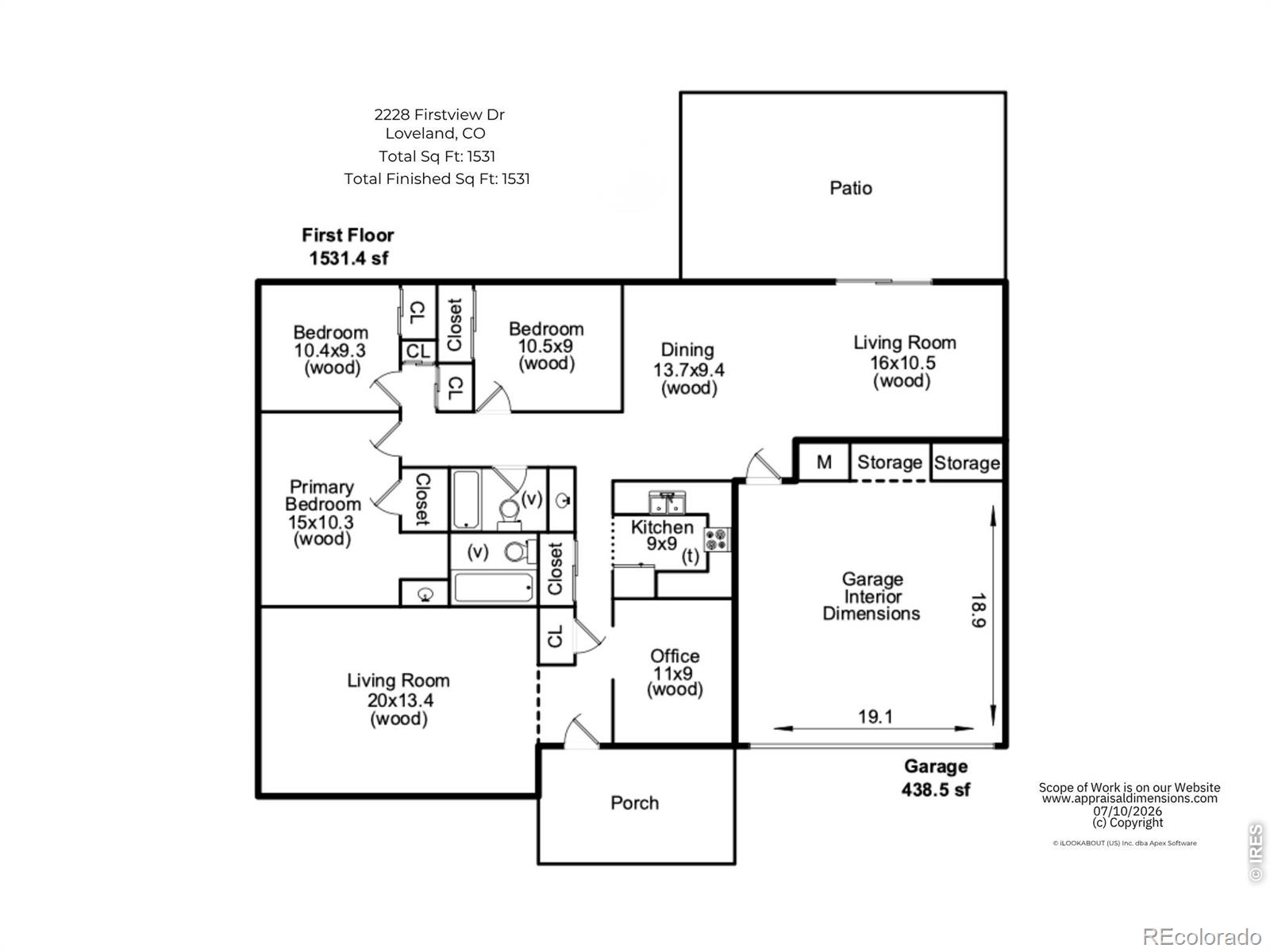 MLS Image #9 for 2228  firstview drive,loveland, Colorado