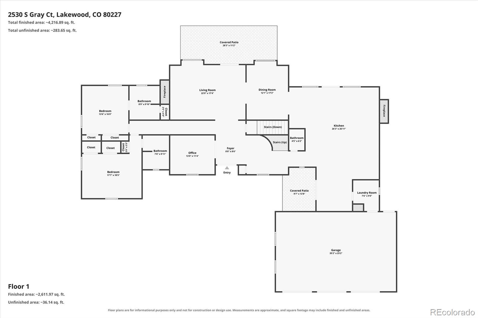 MLS Image #46 for 2530 s gray court,denver, Colorado