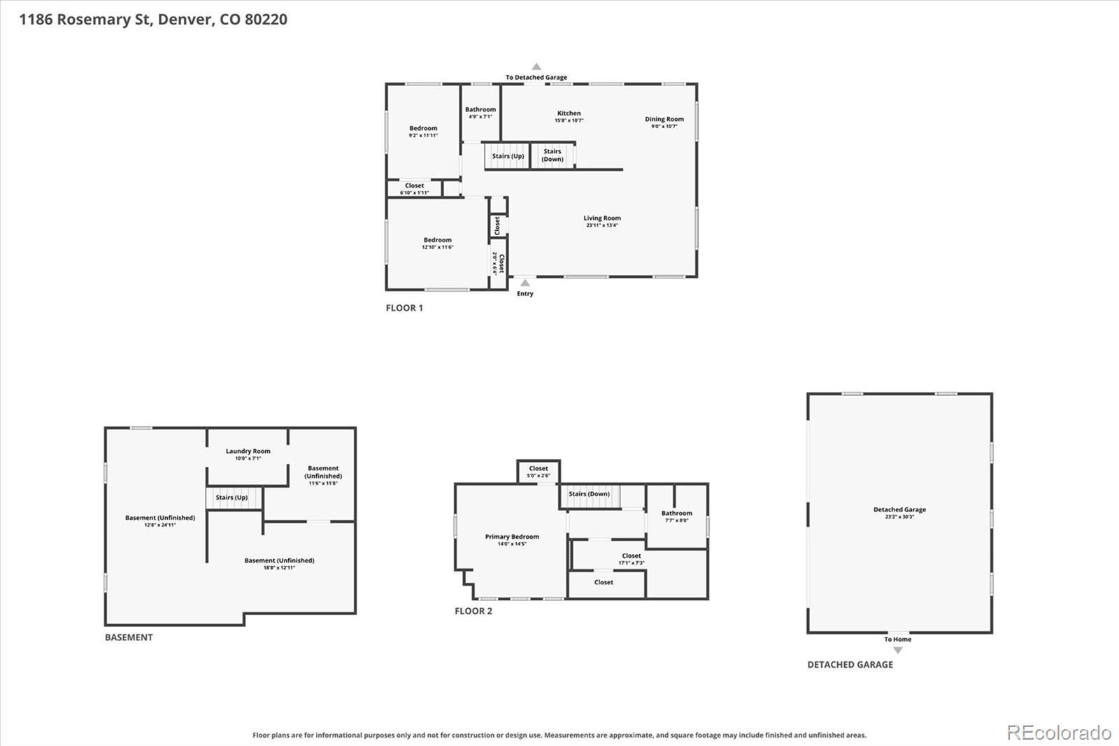 MLS Image #24 for 1186  rosemary street,denver, Colorado