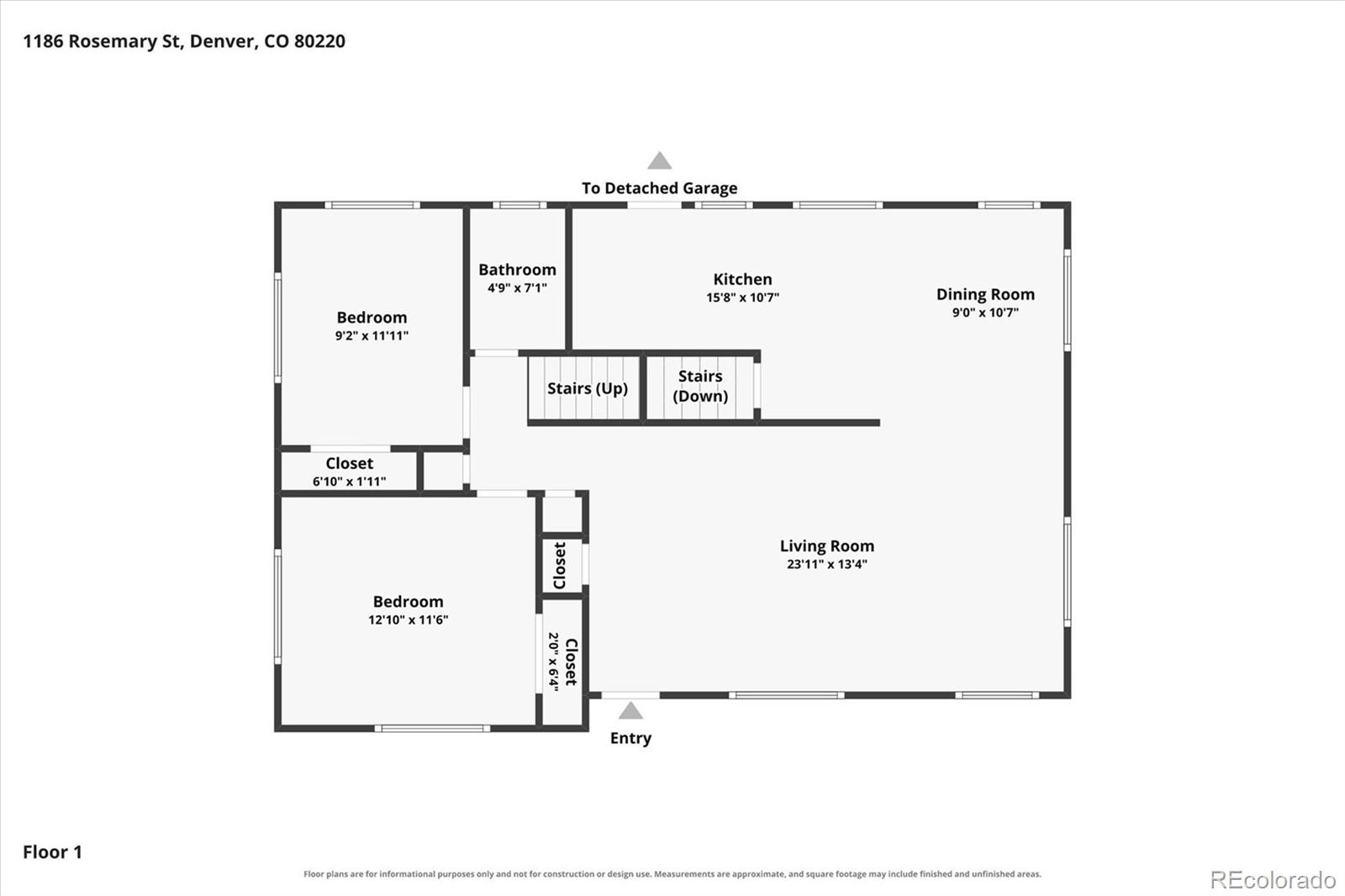 MLS Image #25 for 1186  rosemary street,denver, Colorado