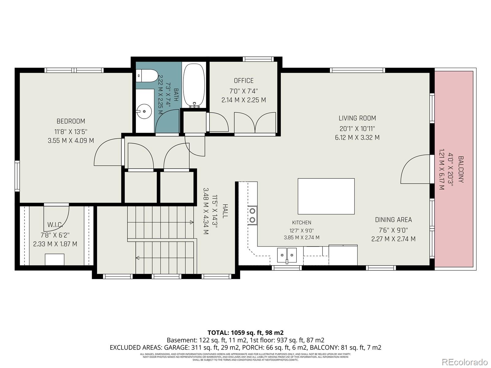 MLS Image #12 for 2609  hanover street,denver, Colorado