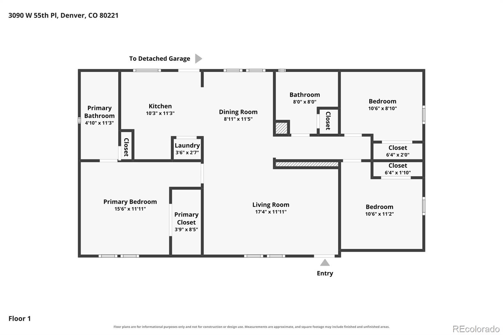 MLS Image #28 for 3090 w 55th place,denver, Colorado