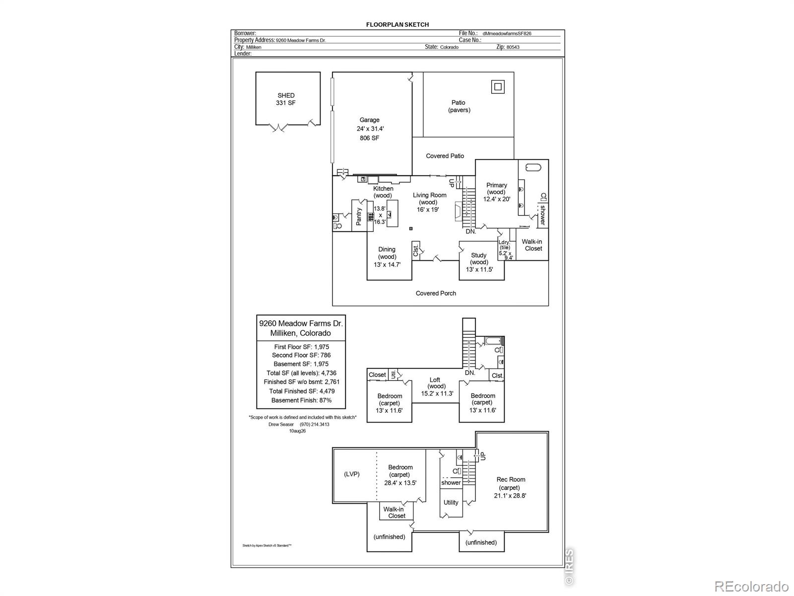 MLS Image #40 for 9260  meadow farms drive,milliken, Colorado