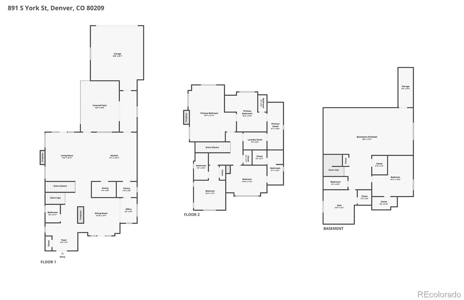 MLS Image #48 for 891 s york street,denver, Colorado