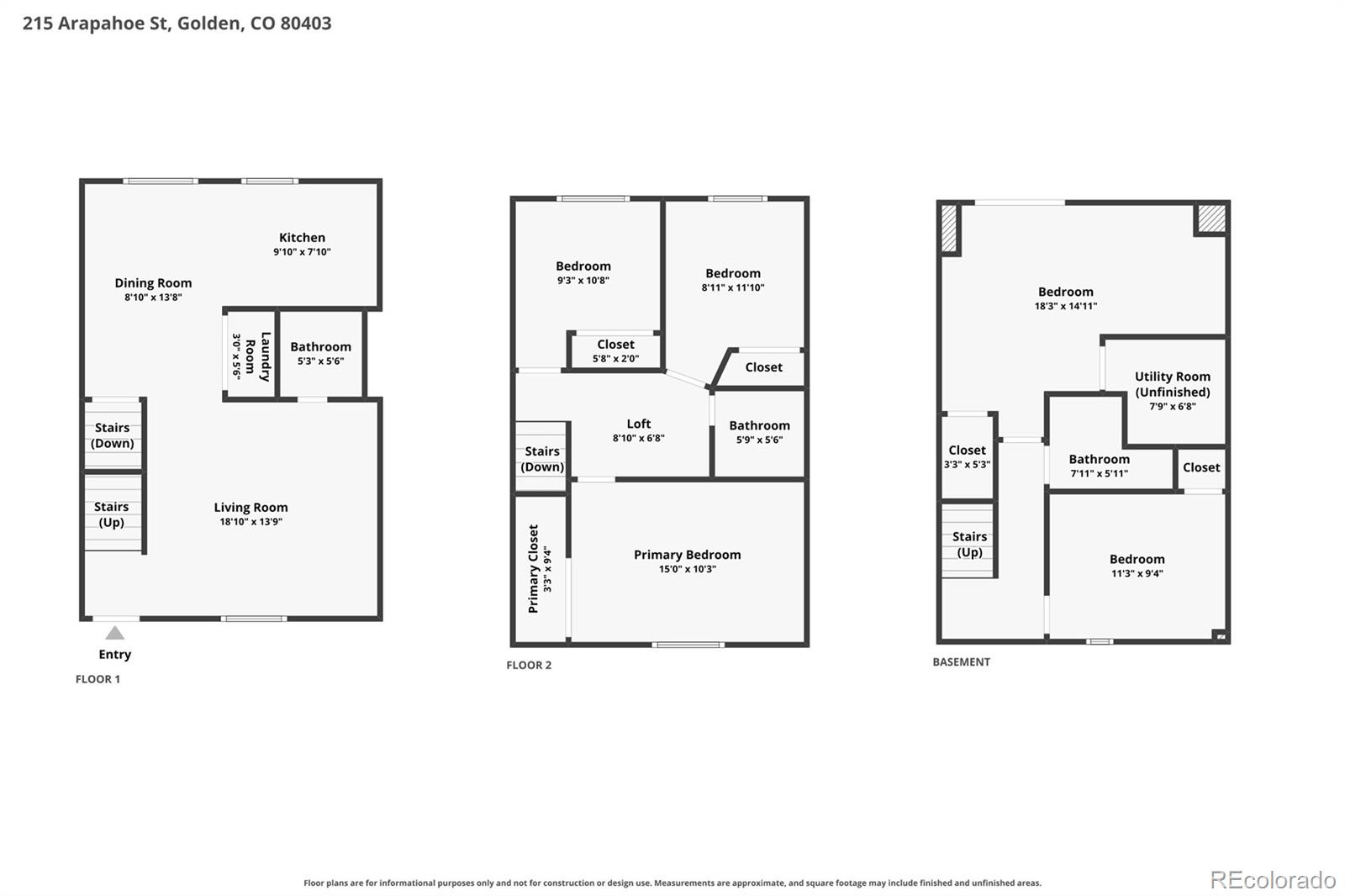 MLS Image #34 for 215  arapahoe street ,golden, Colorado