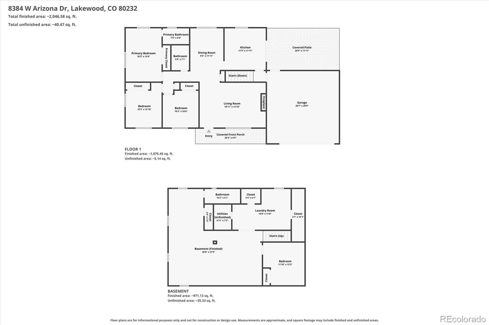 MLS Image #28 for 8384 w arizona drive,lakewood, Colorado