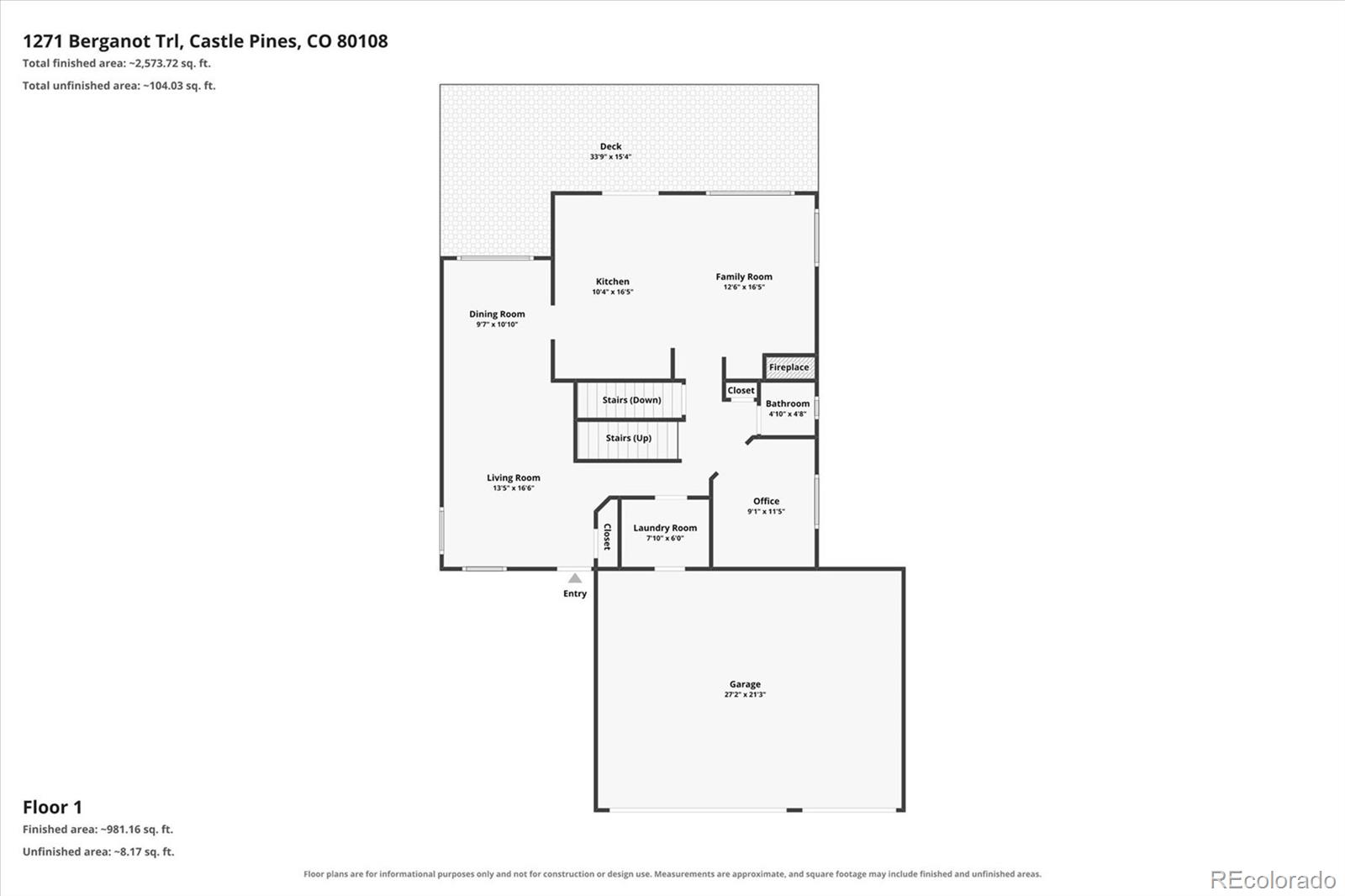 MLS Image #47 for 1271  berganot trail,castle pines, Colorado