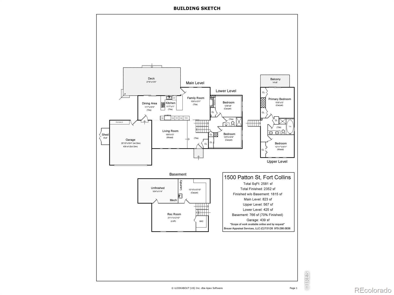 MLS Image #48 for 1500  patton street,fort collins, Colorado