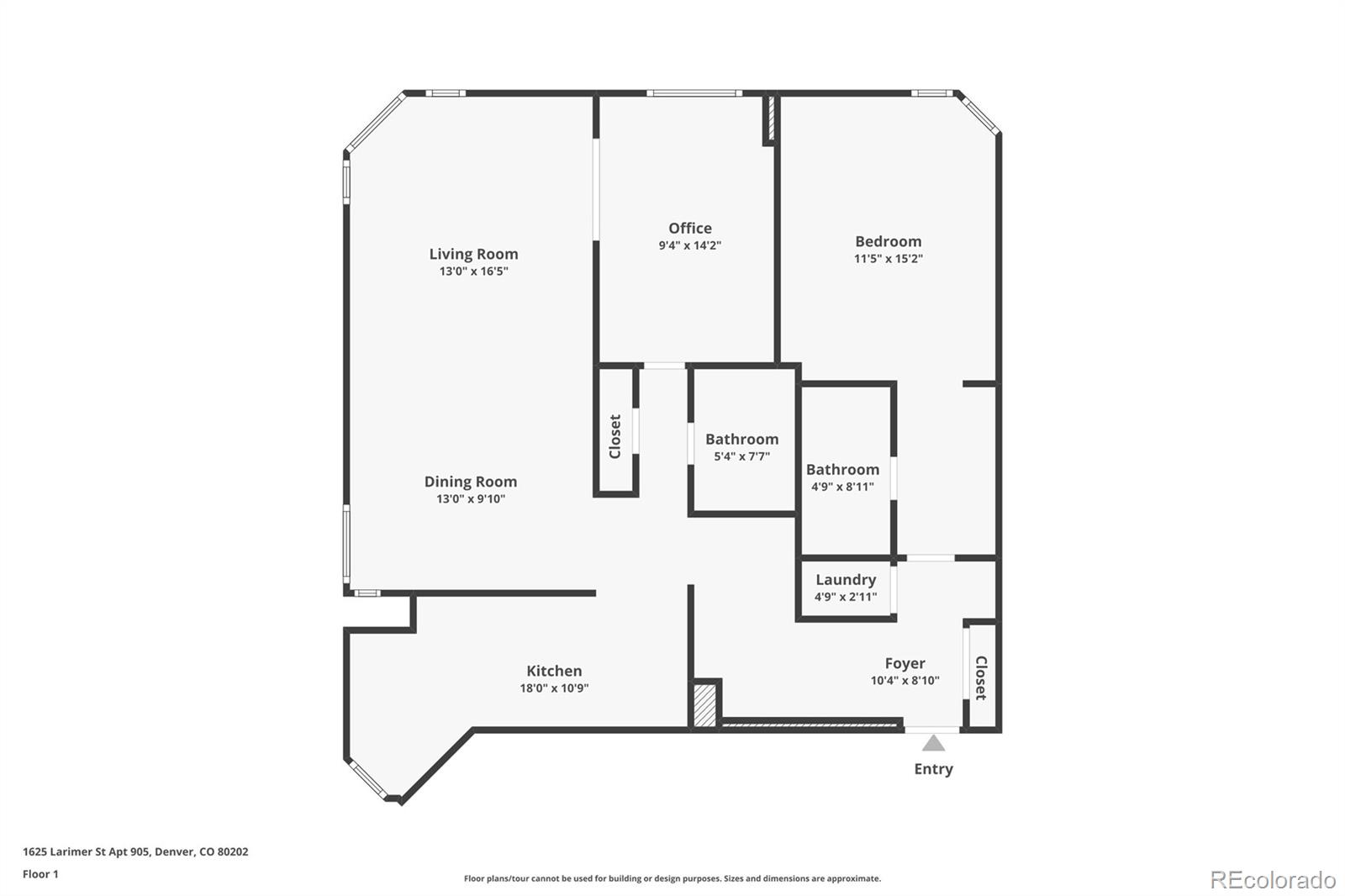 MLS Image #23 for 1625  larimer street 905,denver, Colorado