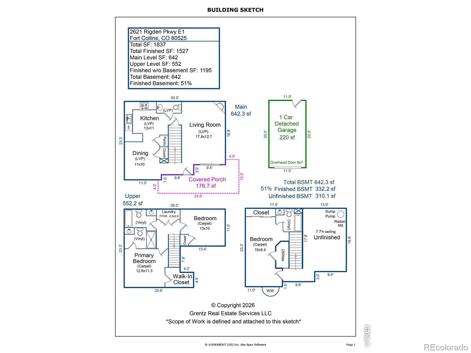 MLS Image #1 for 2621  rigden parkway,fort collins, Colorado