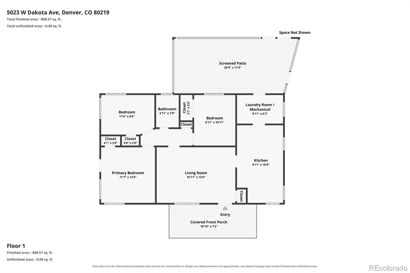 MLS Image #21 for 5023 w dakota avenue,denver, Colorado
