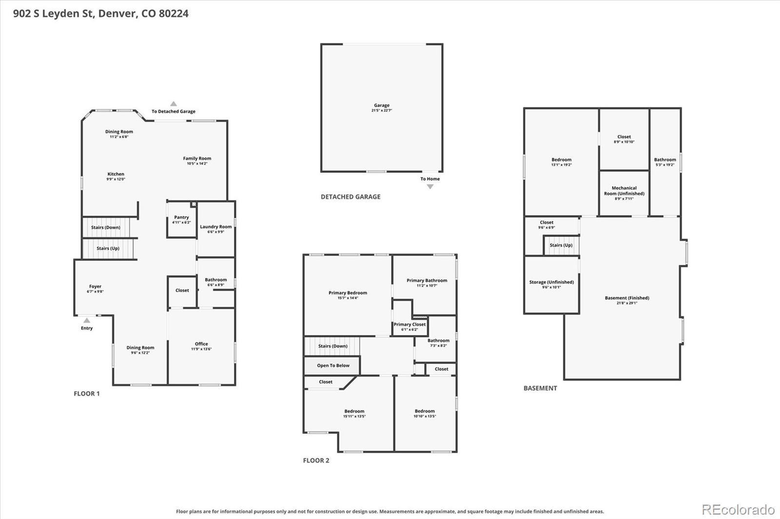 MLS Image #36 for 902 s leyden street,denver, Colorado