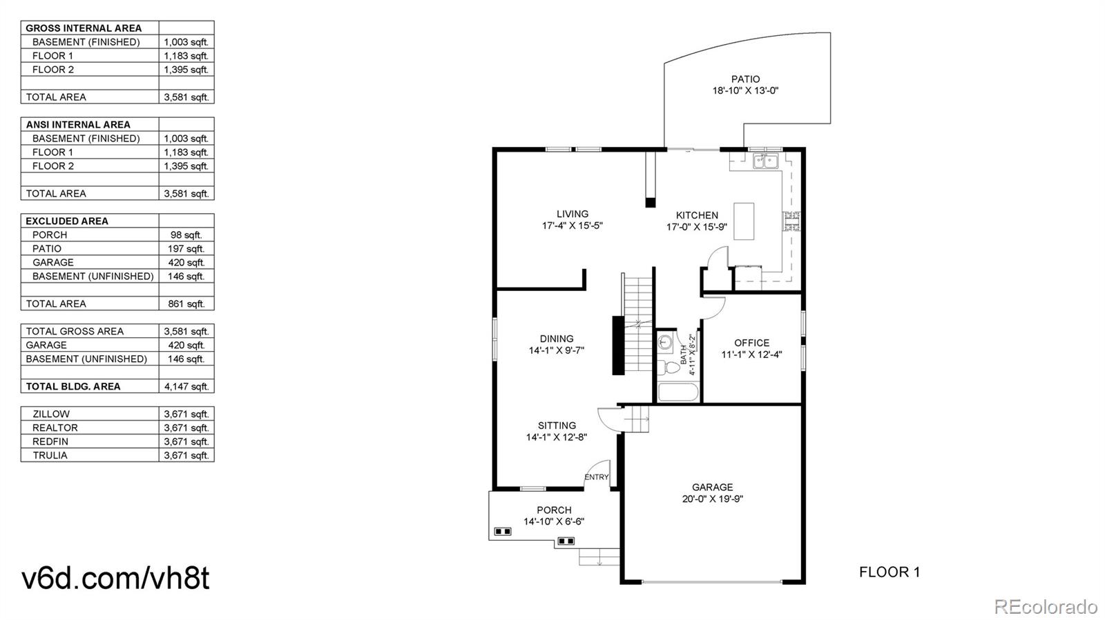 MLS Image #46 for 5548  lewiston court,denver, Colorado