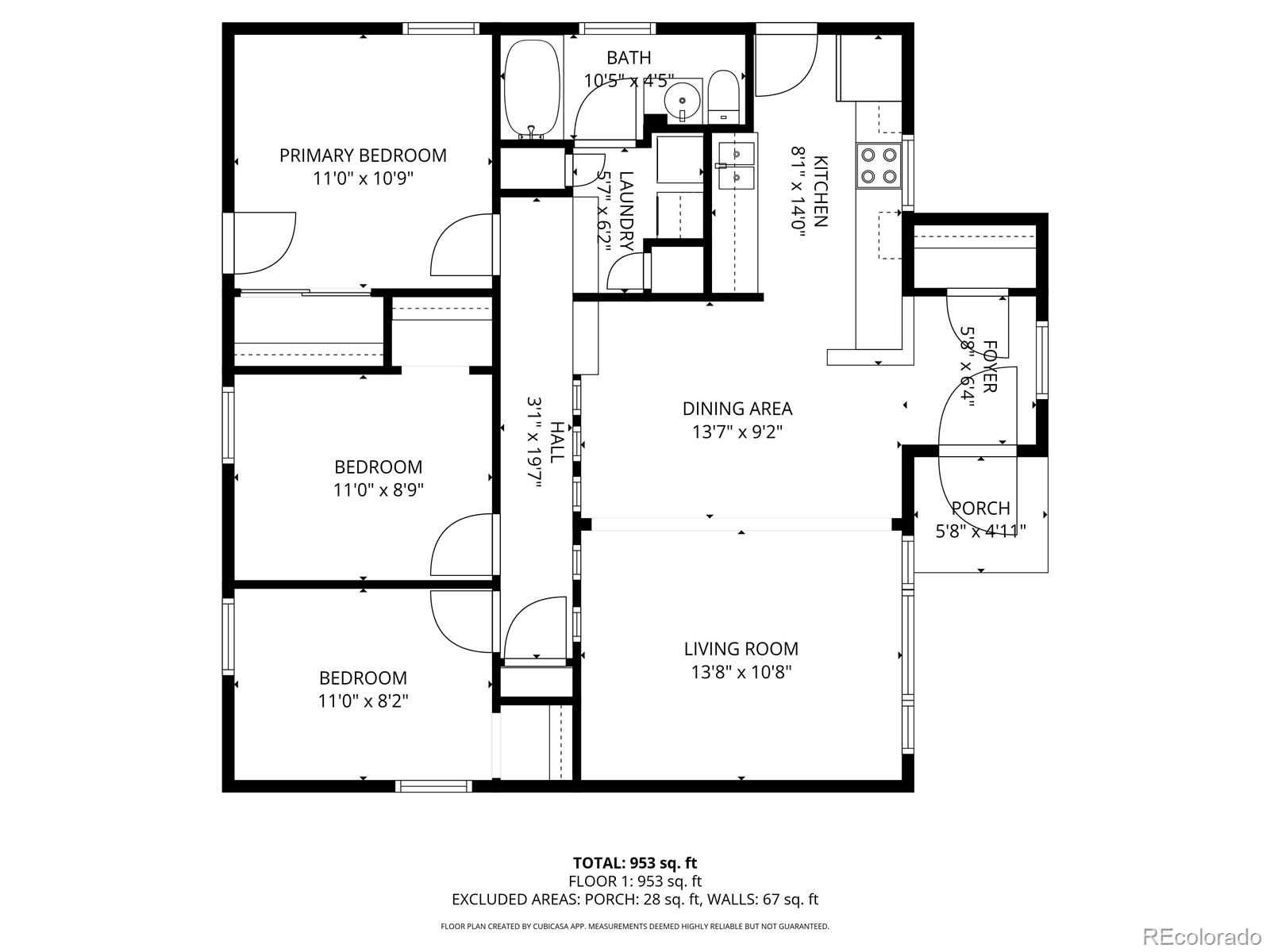 MLS Image #1 for 1037 s perry street,denver, Colorado