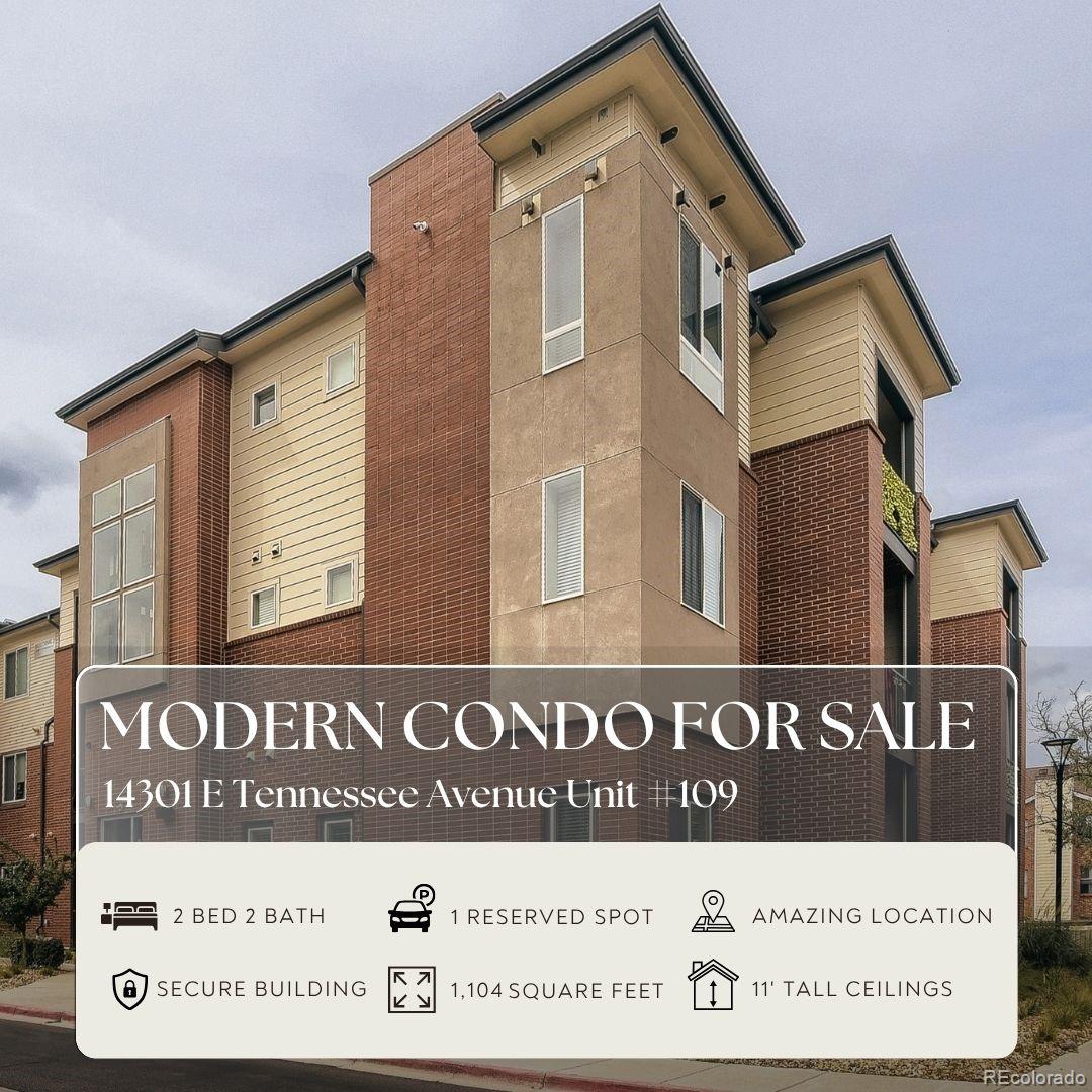 MLS Image #1 for 14301 e tennessee avenue 109,aurora, Colorado