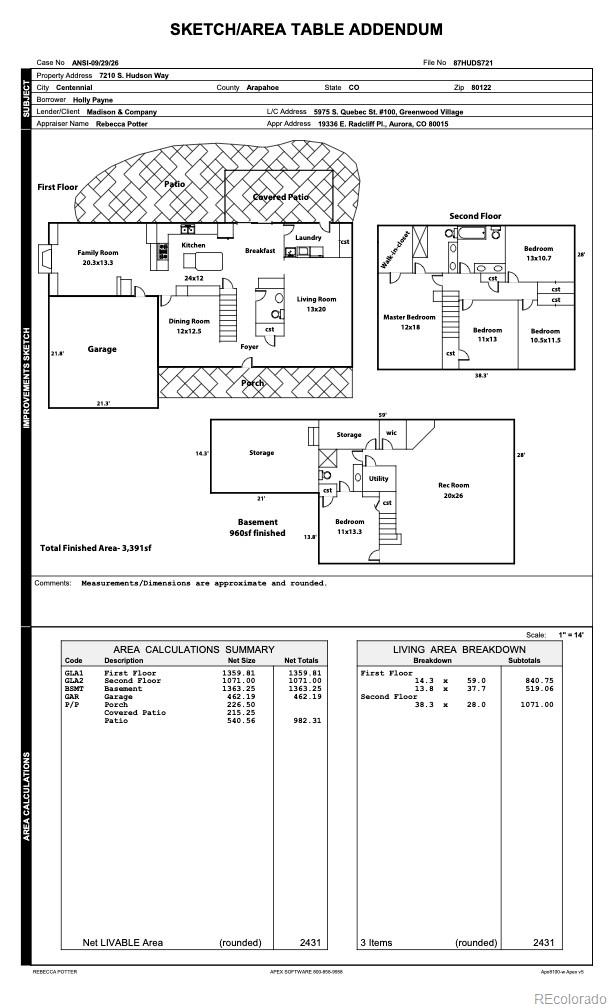 MLS Image #43 for 7210 s hudson way,centennial, Colorado