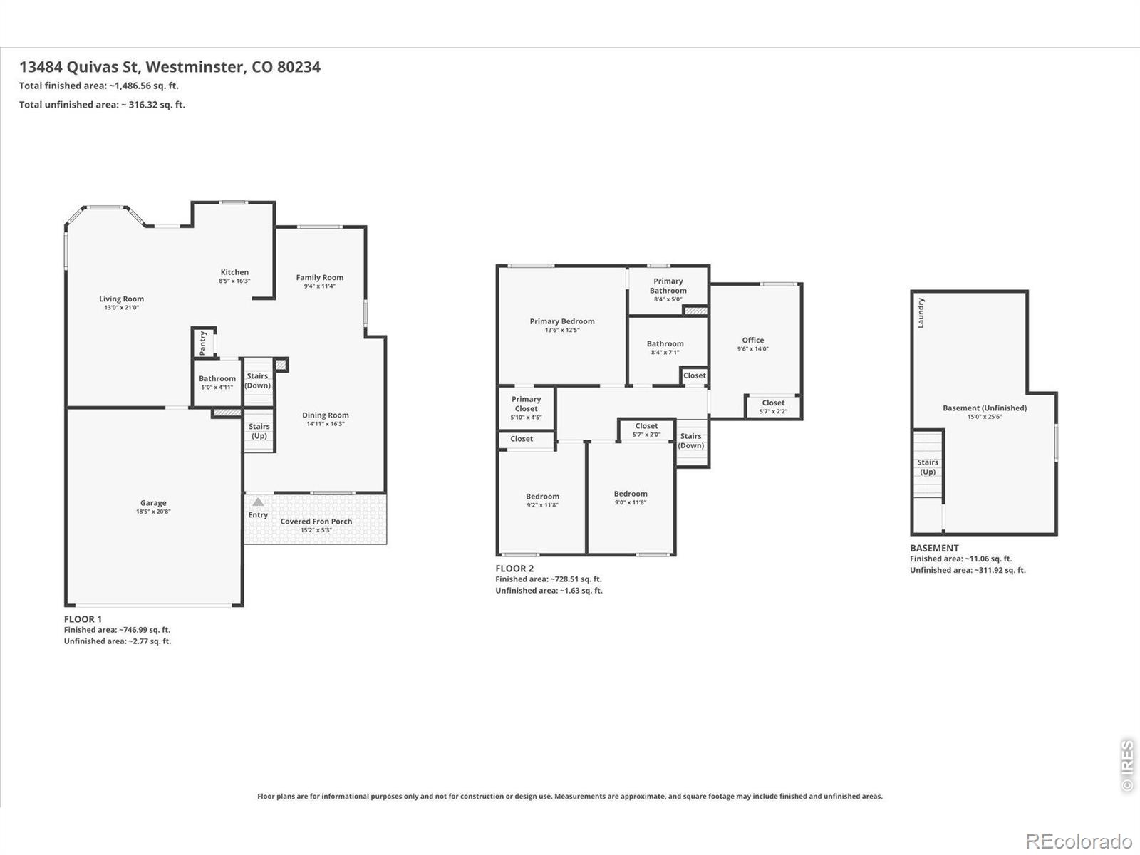 MLS Image #25 for 13484  quivas street,denver, Colorado