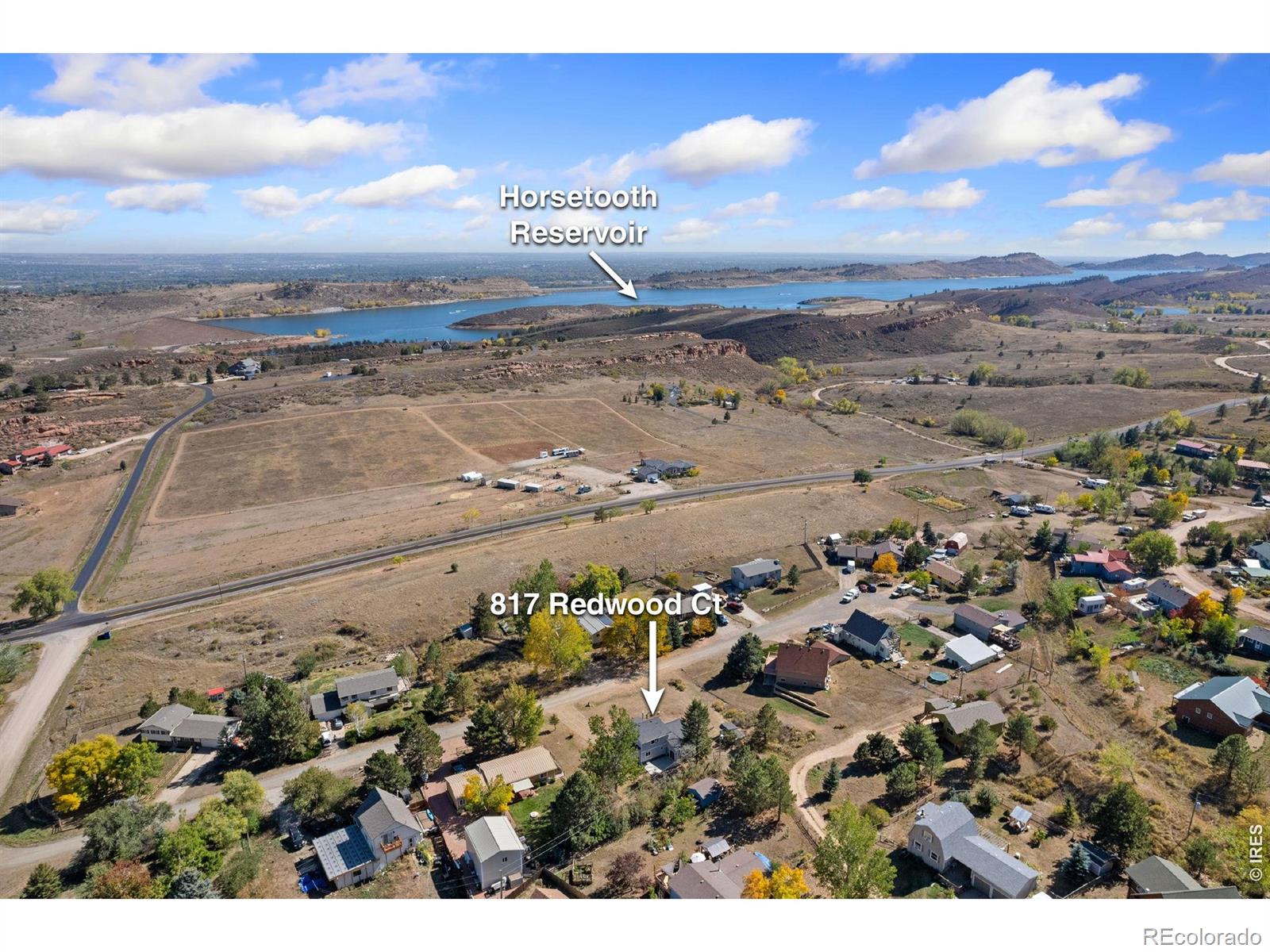 MLS Image #1 for 817  redwood court,bellvue, Colorado