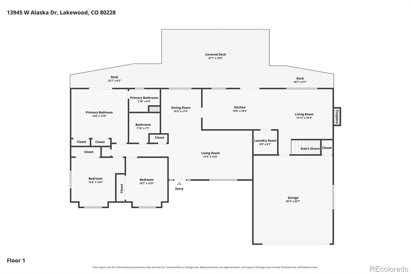MLS Image #31 for 13945 w alaska drive,lakewood, Colorado