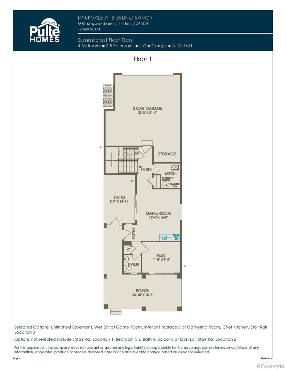 MLS Image #3 for 8851  owl clover loop,littleton, Colorado