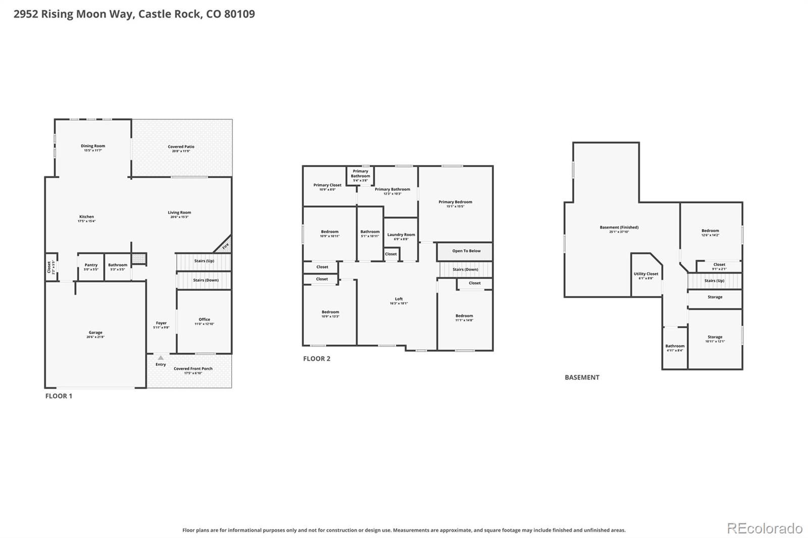 MLS Image #49 for 2952  rising moon way,castle rock, Colorado